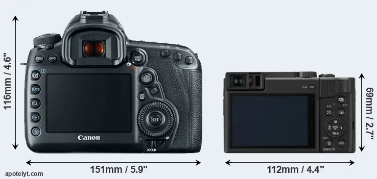 Comparison 5D Mark IV or ZS80 rear