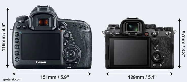 Comparison 5D Mark IV or A1 rear