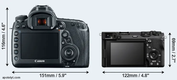 Comparison 5D Mark IV or A6700 rear