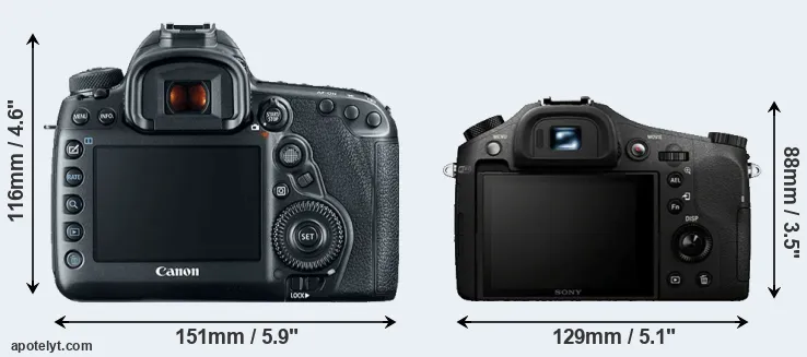 Comparison 5D Mark IV or RX10 rear