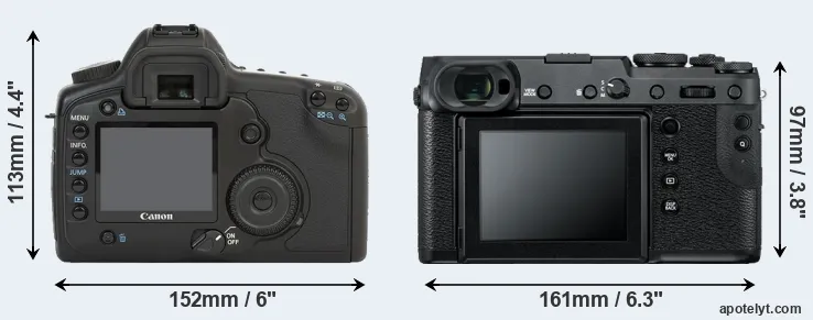 Comparison 5D or GFX 50R rear