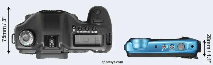 Compare 5D versus XP140 top
