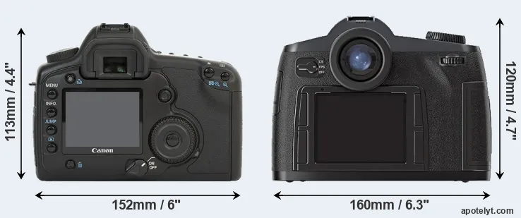 Comparison 5D or S2 rear