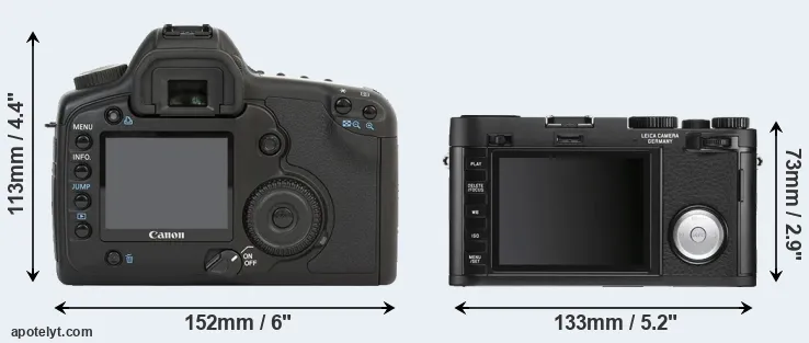 Comparison 5D or X Vario rear