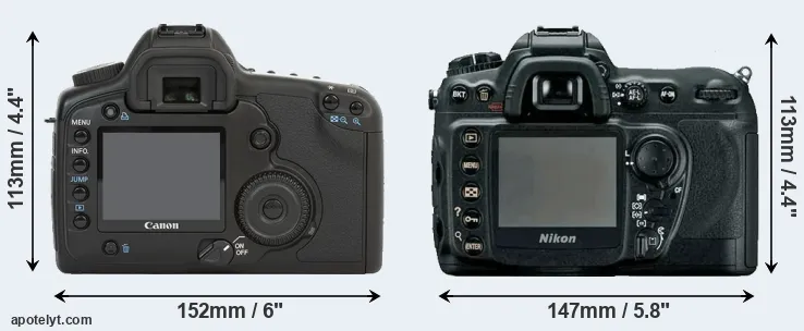 Comparison 5D or D200 rear
