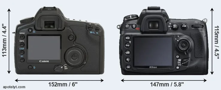 Comparison 5D or D300S rear