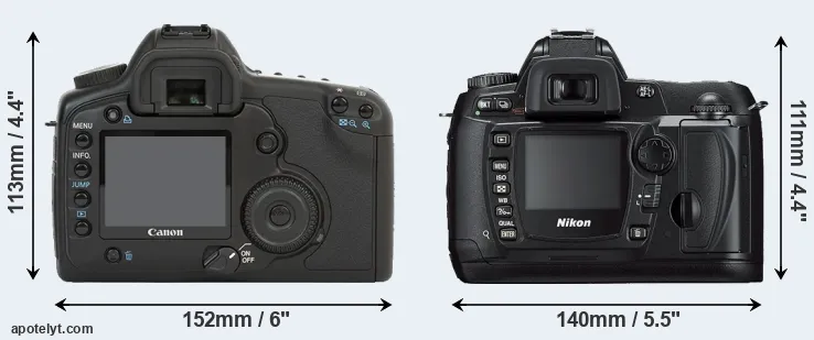 Comparison 5D or D70s rear