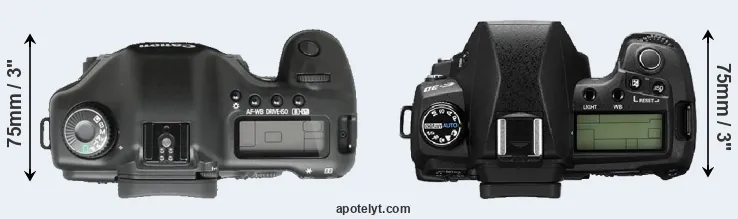 Compare 5D versus E-30 top