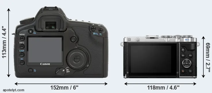 Comparison 5D or E-P7 rear