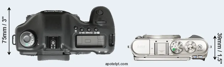 Compare 5D versus E-PL9 top