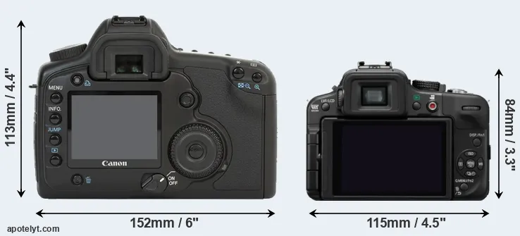 Comparison 5D or G3 rear