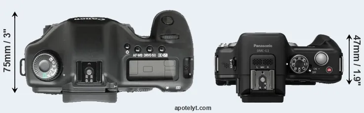 Compare 5D versus G3 top