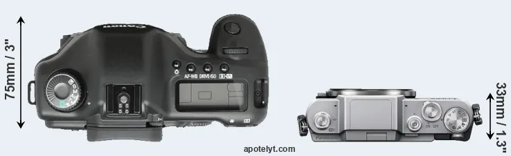 Compare 5D versus GF7 top