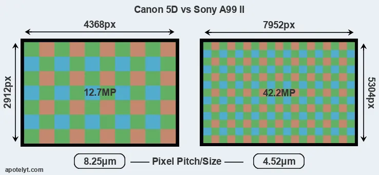 5D versus A99 II MP