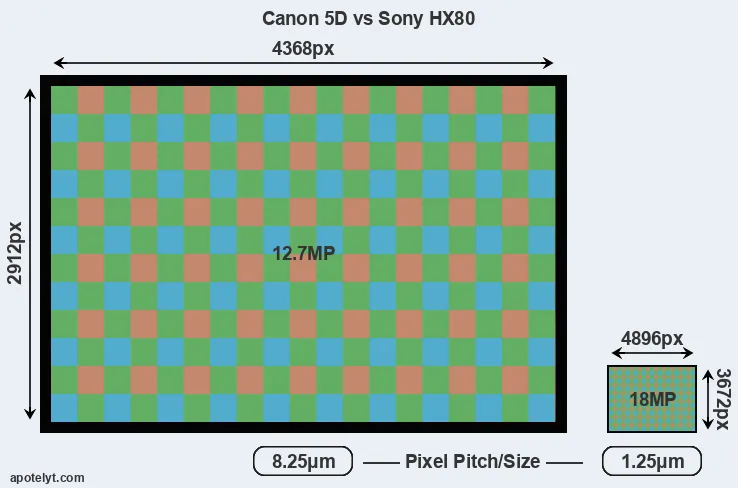 5D versus HX80 MP
