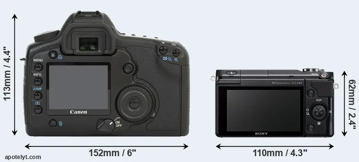 Comparison 5D or NEX-3N rear
