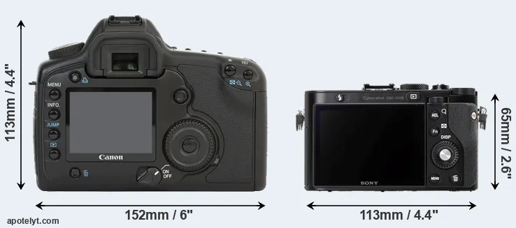 Comparison 5D or RX1R rear