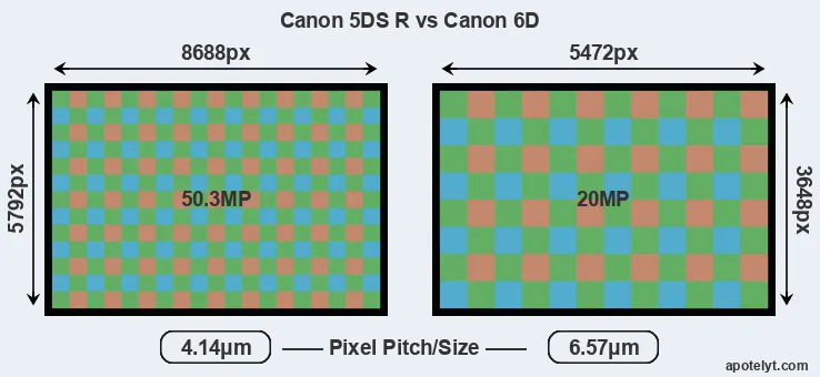 5DS R versus 6D MP