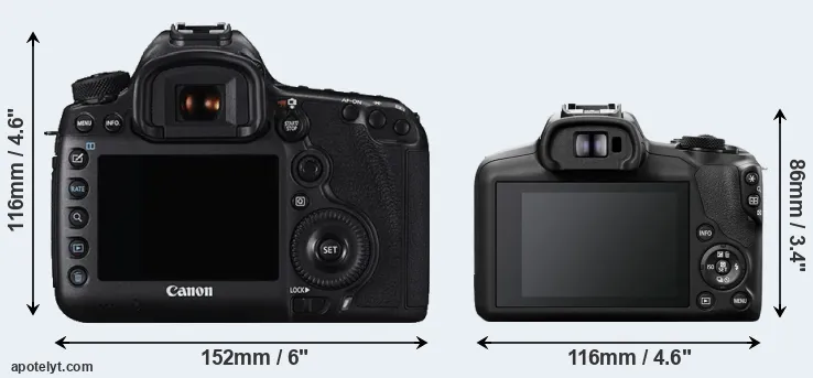 Comparison 5DS R or R100 rear