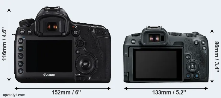 Comparison 5DS R or R8 rear