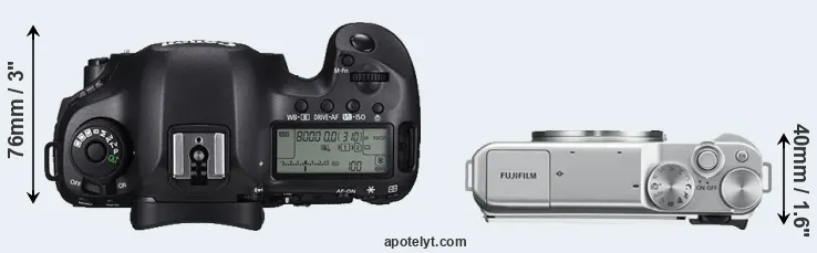 Compare 5DS R versus X-A10 top