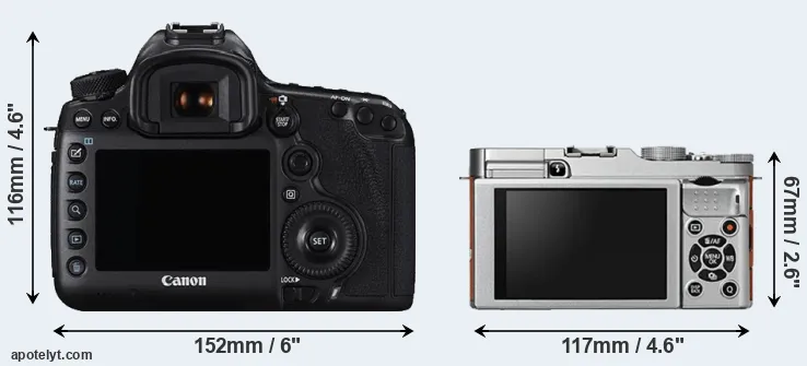 Comparison 5DS R or X-A2 rear