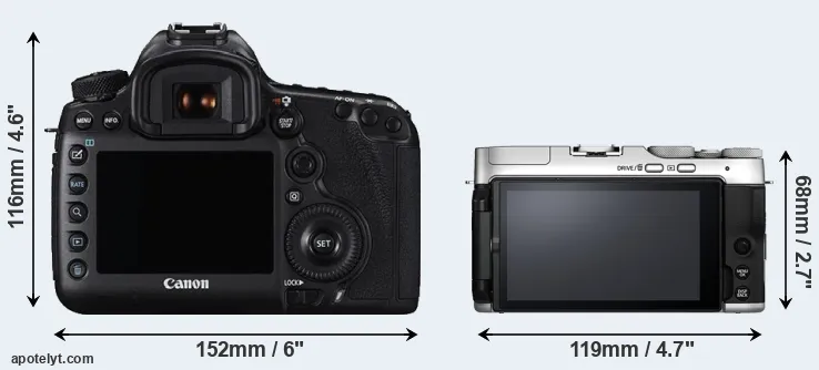 Comparison 5DS R or X-A7 rear