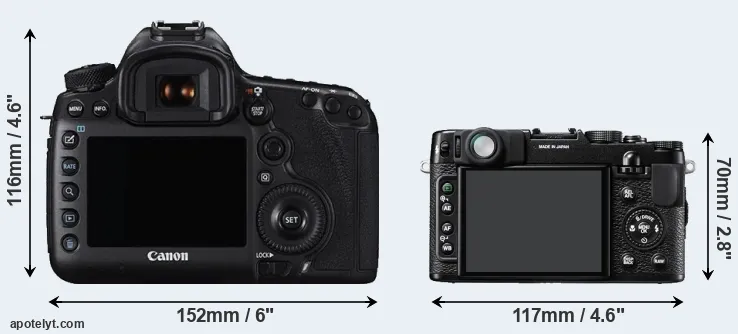 Comparison 5DS R or X10 rear