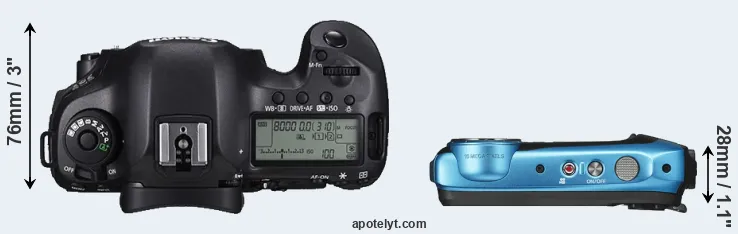 Compare 5DS R versus XP140 top