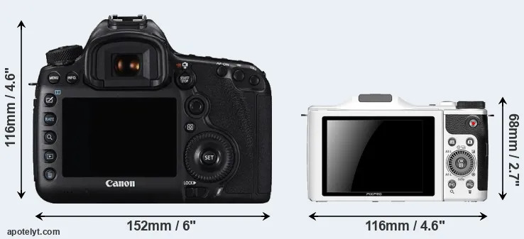 Comparison 5DS R or S-1 rear