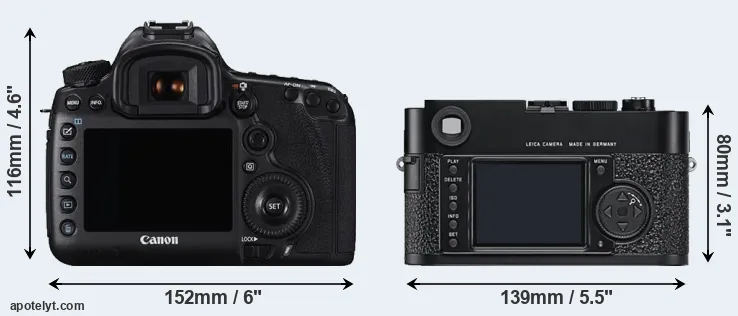 Comparison 5DS R or M9 rear