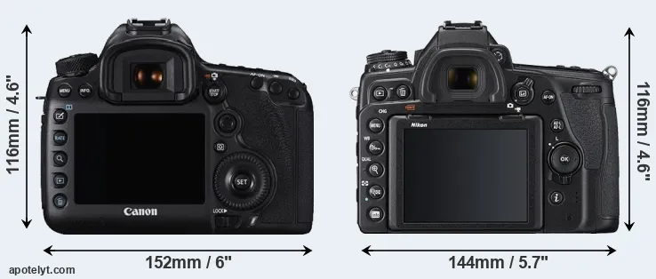 Comparison 5DS R or D780 rear