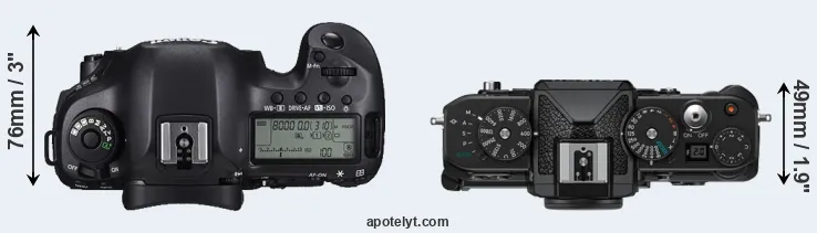 Compare 5DS R versus Zf top
