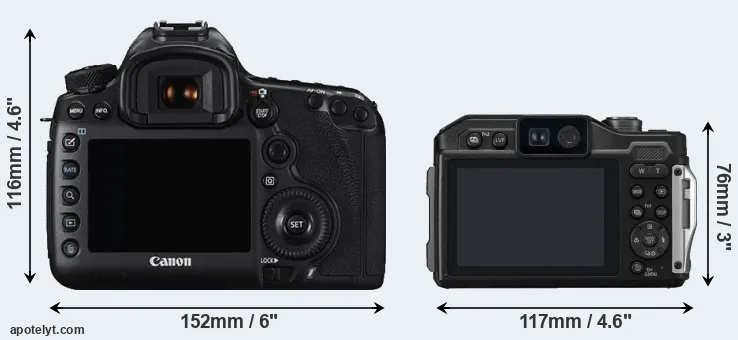Comparison 5DS R or FT7 rear