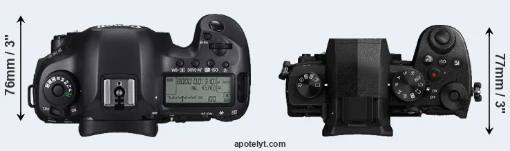 Compare 5DS R versus G95 top