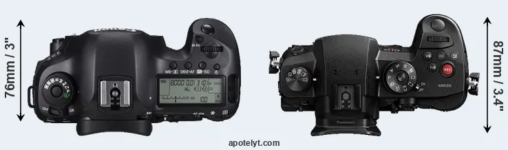 Compare 5DS R versus GH5s top