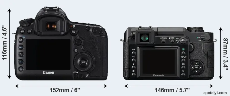 Comparison 5DS R or L1 rear
