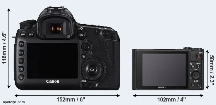 Comparison 5DS R or WX800 rear