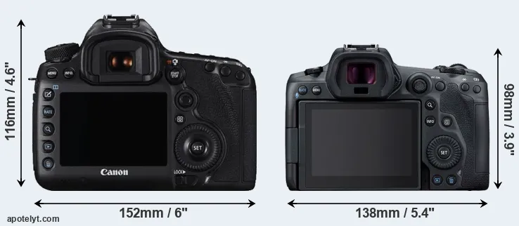 Comparison 5DS or R5 rear