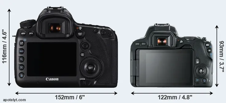 Comparison 5DS or SL2 rear