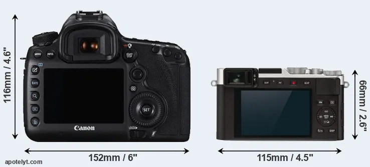 Comparison 5DS or D-LUX 7 rear