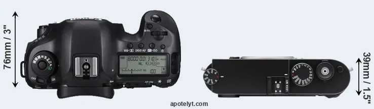 Compare 5DS versus M11 top