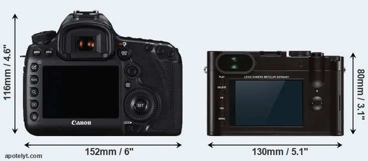 Comparison 5DS or Q Typ 116 rear