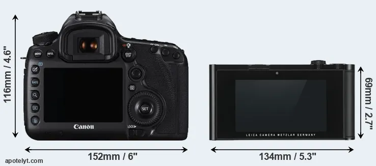 Comparison 5DS or TL rear