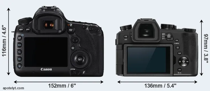 Comparison 5DS or V-LUX 5 rear
