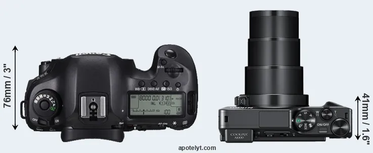 Compare 5DS versus A1000 top