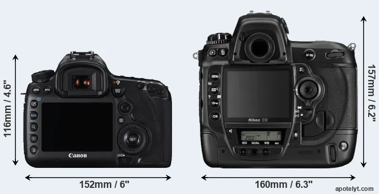 Comparison 5DS or D3 rear
