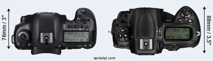 Compare 5DS versus D3 top