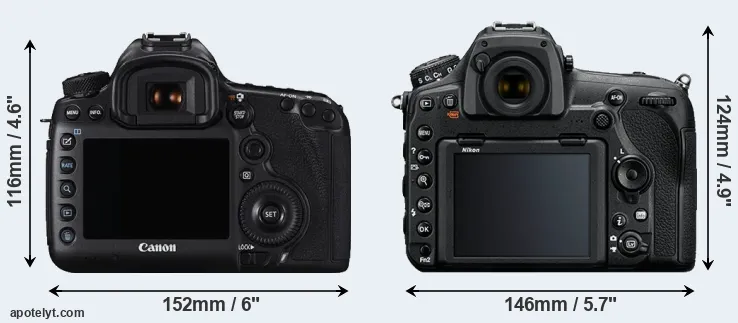 Comparison 5DS or D850 rear