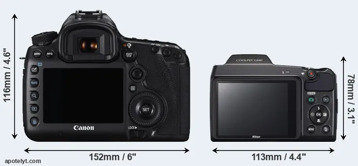 Comparison 5DS or L840 rear